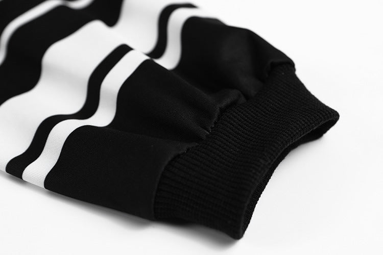 Grid Patchwork Sweatshirt Harajuku Style | Vimost Shop.