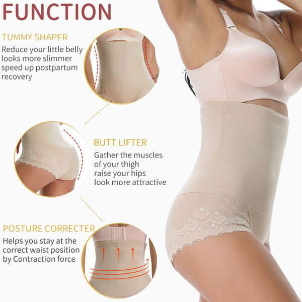 High Waist Shapewear Butt Lifter Tummy Control Panties Body Shaper Slimming Underwear Waist Trainer Butt Lifter Modeling Shorts | Vimost Shop.