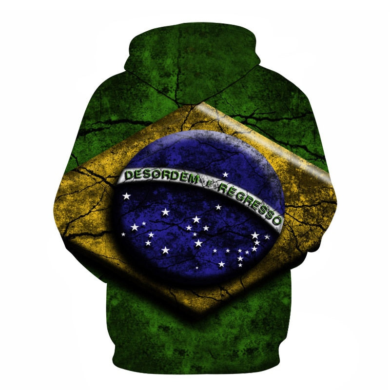 3D Hoodies National flag Canada Hoodies Sweatshirts Fashion Men Women Hoodies Germany/Brazil National flag 3D Hoodie | Vimost Shop.