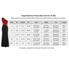 Women's Splicing Gradient Sequin Evening Dress Slit Formal Party Gown Pleated Black Red | Vimost Shop.