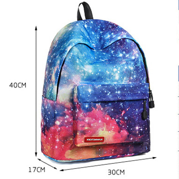 Star Universe Space Printing Backpack for Teenager Men | Vimost Shop.