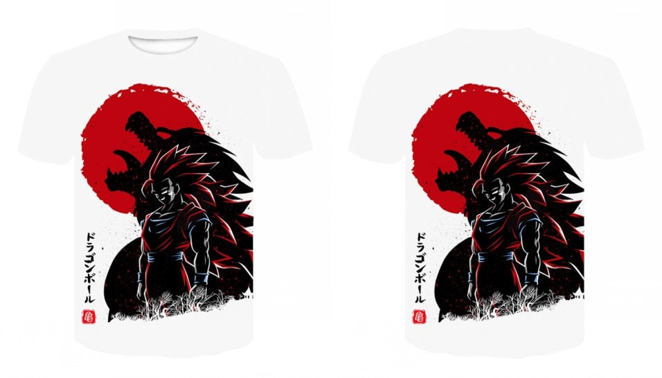 Manga dragon ball Z Super Saiyan Son Goku Anime 3D T-shirt Summer 2019 Newest Fashion Tee Tops Men Women Cartoon Casual T Shirt | Vimost Shop.