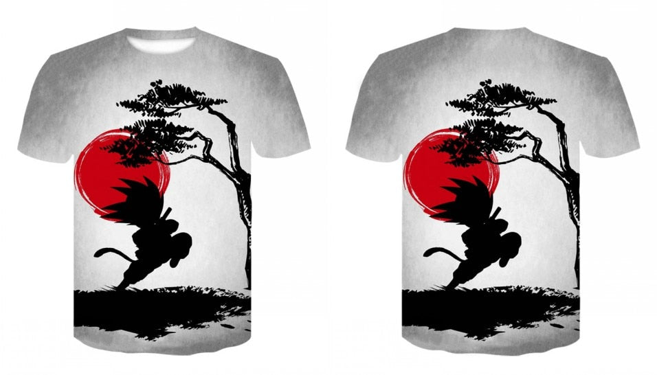 Manga dragon ball Z Super Saiyan Son Goku Anime 3D T-shirt Summer 2019 Newest Fashion Tee Tops Men Women Cartoon Casual T Shirt | Vimost Shop.