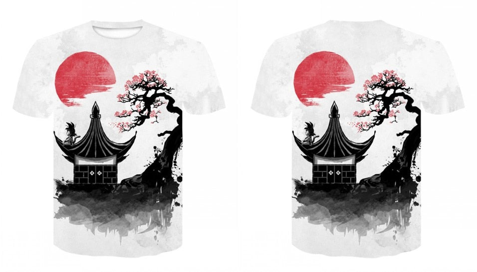 Manga dragon ball Z Super Saiyan Son Goku Anime 3D T-shirt Summer 2019 Newest Fashion Tee Tops Men Women Cartoon Casual T Shirt | Vimost Shop.