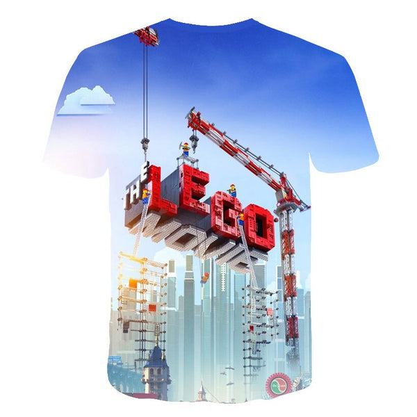 3D Print Men Women Anime Youth Streetwear T shirt Harajuku KIDS Toy Brick Baby Tshirt Boy Short Sleeve Skateboard T-shirt | Vimost Shop.