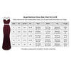Women's Spaghetti Strap Hollow Out Beading Evening Dresses Backless Luxury Birthday Party Gown Wine Red | Vimost Shop.