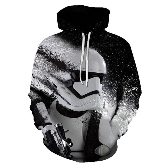 Galaxy Space 3D Printed Forest Cool Fashion Autumn Sweatshirt Thin Hooded Women Hoodie | Vimost Shop.