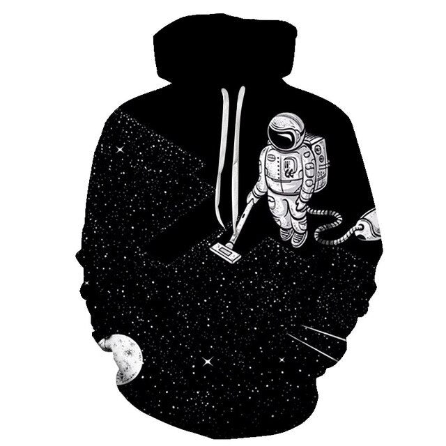 Galaxy Space 3D Printed Forest Cool Fashion Autumn Sweatshirt Thin Hooded Women Hoodie | Vimost Shop.