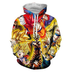 Dragon Ball Z 3D Hoodies Men/Women Pullovers Sweatshirts Strong Goku Print Male Hooded Tracksuits Hoody - Vimost Shop