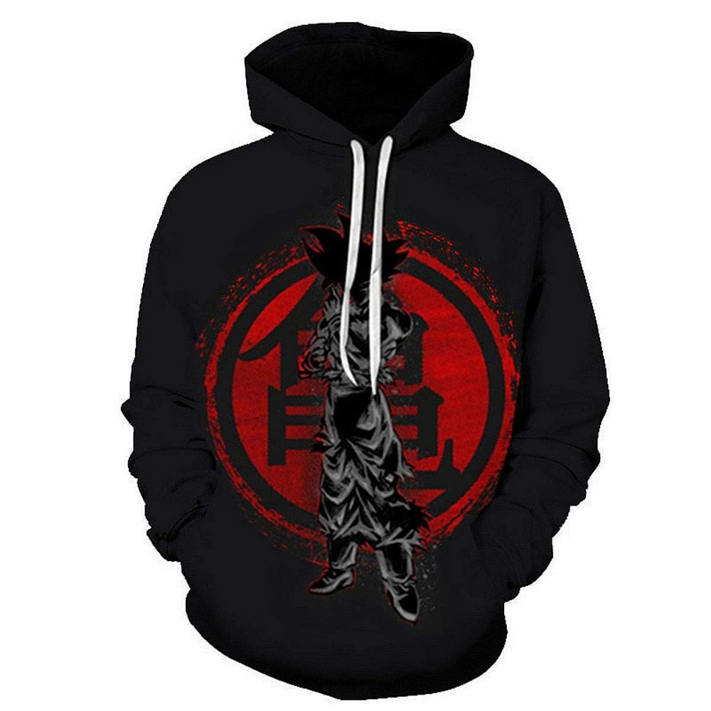 Dragon Ball Z 3D Hoodies Men/Women Pullovers Sweatshirts Strong Goku Print Male Hooded Tracksuits Hoody - Vimost Shop