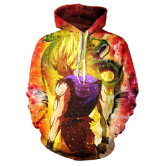 Dragon Ball Z 3D Hoodies Men/Women Pullovers Sweatshirts Strong Goku Print Male Hooded Tracksuits Hoody - Vimost Shop