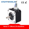 4-Lead Nema 17 Stepper Motor 42 Motor Nema17 Step Motor 0.7A 25mm 13Ncm(18.4oz.in) 3D Printer Motor CNC Robot | Vimost Shop.