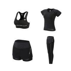 5Pcs Women's Yoga Sets Outdoor Running Yoga Quick Dry | Vimost Shop.