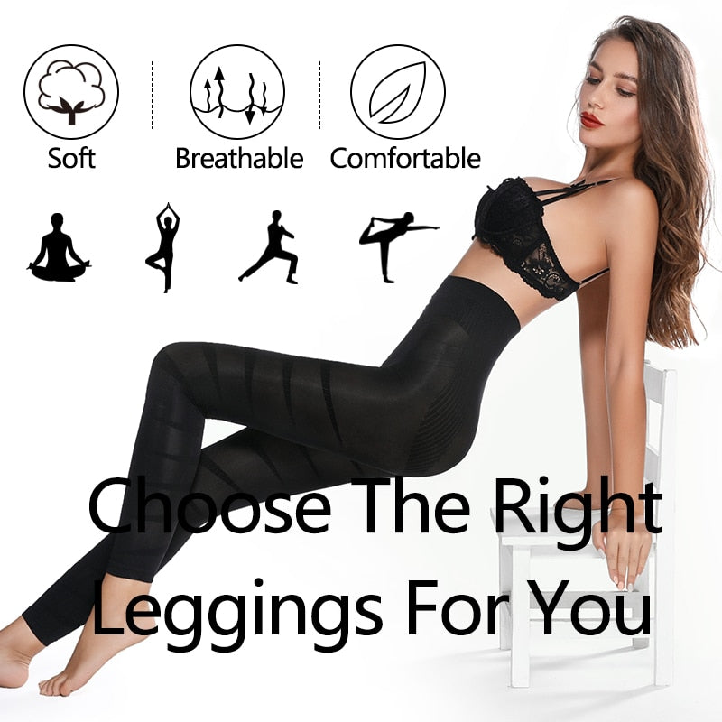 Women High Waist Leggings Tummy Control Shaper Tight Pants Shapewear Shaping Legins Workout Fitness Running Jeggings | Vimost Shop.