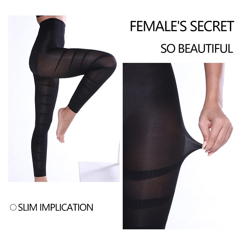 Women High Waist Leggings Tummy Control Shaper Tight Pants Shapewear Shaping Legins Workout Fitness Running Jeggings | Vimost Shop.