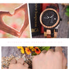 Wood watch Lover Couple Watches Men Show Date Ladies Wristwatch Women Quartz Male bayan kol saati Gift in Wood Box | Vimost Shop.