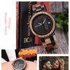 Wood watch Lover Couple Watches Men Show Date Ladies Wristwatch Women Quartz Male bayan kol saati Gift in Wood Box | Vimost Shop.