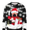 Funny Fake Hair Christmas Sweater For Holidays Autumn Winter Blouses Clothing | Vimost Shop.
