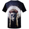 Skull T shirt Men Metal Tshirt Printed Rose Anime Clothes War Shirt Print Harajuku T-shirts 3d Mens Clothing | Vimost Shop.