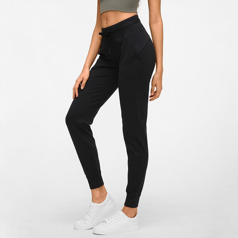 Naked-feel Fabric Workout Sport Joggers Pants Women | Vimost Shop.