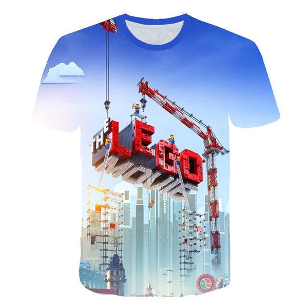 3D Print Men Women Anime Youth Streetwear T shirt Harajuku KIDS Toy Brick Baby Tshirt Boy Short Sleeve Skateboard T-shirt | Vimost Shop.