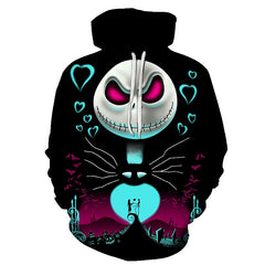 Men Women shirt/Hoodies/Tees Outerwear Halloween Gift Nightmare Before Christmas Jack 3D Print Female/male Hoody Sweatshirt | Vimost Shop.