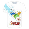 Summer new animation Adventure Time T-Shirt Finn and Jake tshirt man The dog face funny Cartoon 3d print Unisex t shirt men | Vimost Shop.