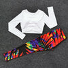 Yoga sets Women Sports Suits T-shirt (With Chest Pad) + Running Fitness Leggings | Vimost Shop.