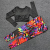 Yoga sets Women Sports Suits T-shirt (With Chest Pad) + Running Fitness Leggings | Vimost Shop.