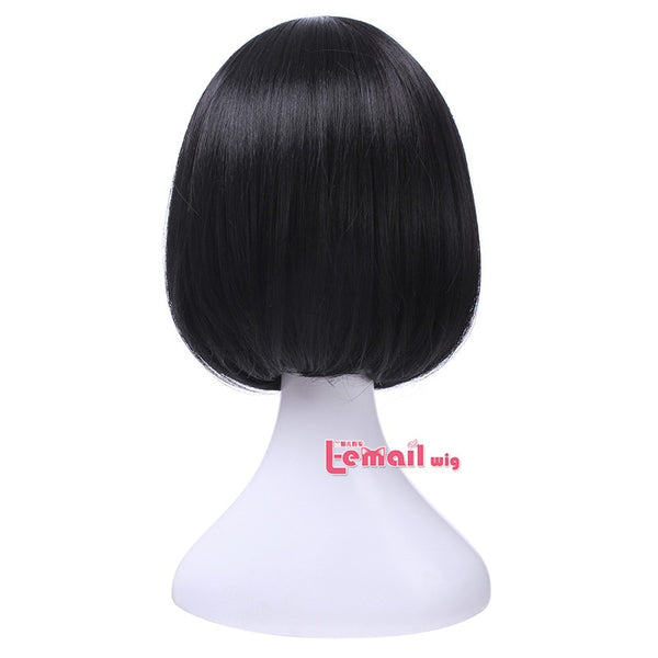 Mikasa Ackerman Cosplay Wigs Attack on Titan Cosplay Black Straight Bob Wig Heat Resistant Synthetic Hair Halloween | Vimost Shop.