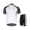 Men Cycling Jersey Sets Short Sleeves Cycling Clothing MTB Sets Bike Uniform Bicycle Shirt padded Shorts Quick Dry