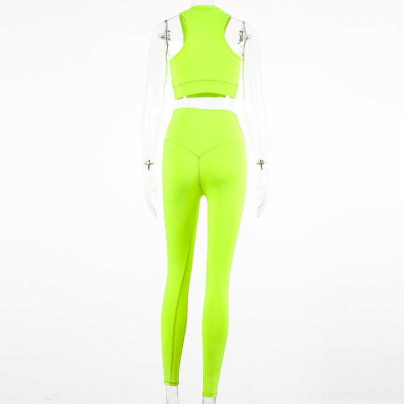 Yoga Set High Waist Tummy Control Women's Tracksuit Runing Fitness | Vimost Shop.