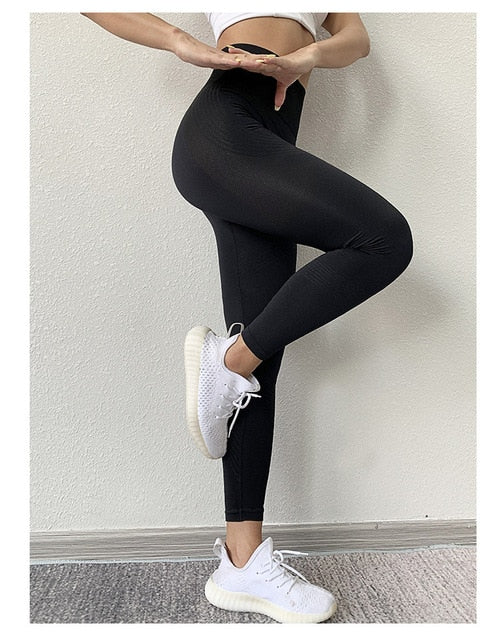 Women Fitness Gym Pants Train Energy Seamless Leggings Sports Running Tight | Vimost Shop.
