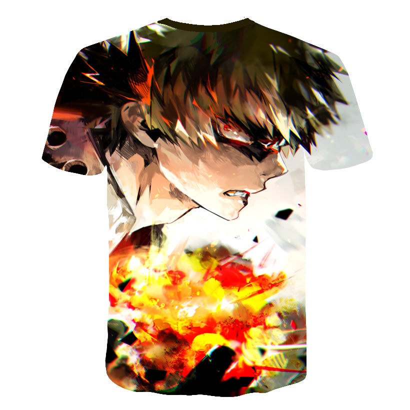 Summer High-Quality Unisex Boku No Hero T Shirt My Hero Academia Tees T-Shirt Tshirt Harajuku Yoh Asakura Midoriya Izuku T-shirt | Vimost Shop.