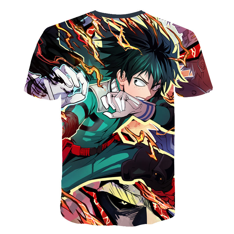 Summer High-Quality Unisex Boku No Hero T Shirt My Hero Academia Tees T-Shirt Tshirt Harajuku Yoh Asakura Midoriya Izuku T-shirt | Vimost Shop.
