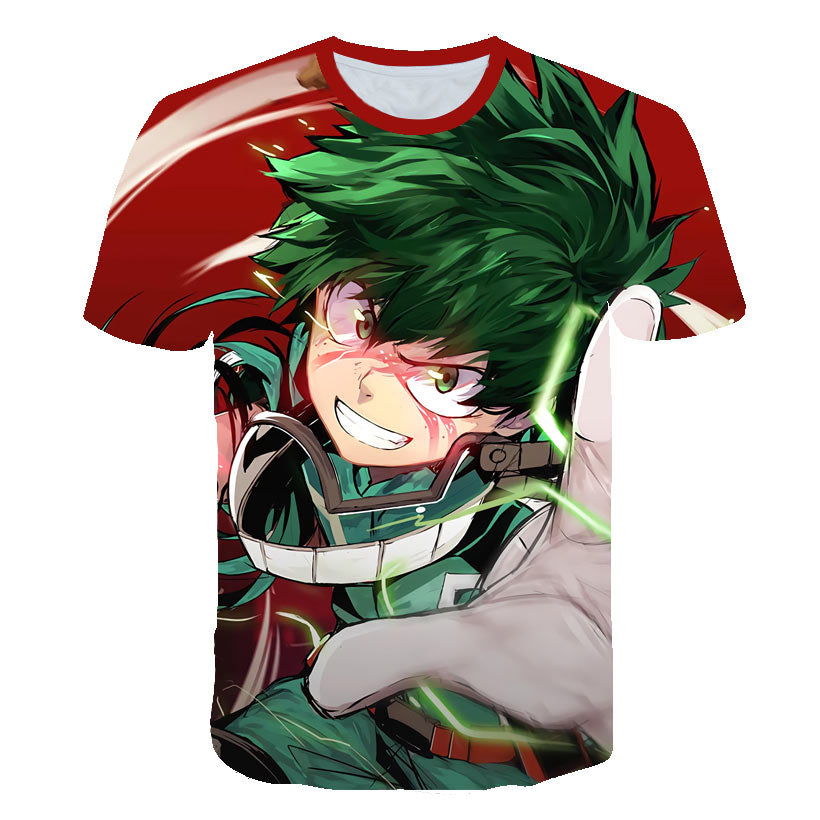 Summer High-Quality Unisex Boku No Hero T Shirt My Hero Academia Tees T-Shirt Tshirt Harajuku Yoh Asakura Midoriya Izuku T-shirt | Vimost Shop.