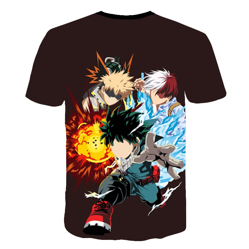 Summer High-Quality Unisex Boku No Hero T Shirt My Hero Academia Tees T-Shirt Tshirt Harajuku Yoh Asakura Midoriya Izuku T-shirt | Vimost Shop.