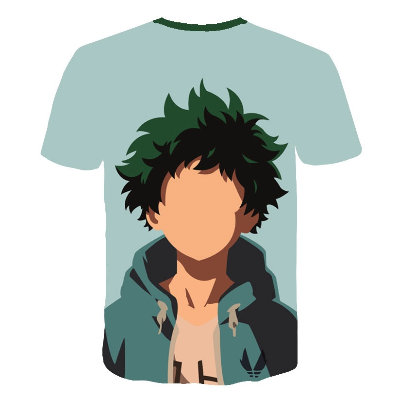 Summer High-Quality Unisex Boku No Hero T Shirt My Hero Academia Tees T-Shirt Tshirt Harajuku Yoh Asakura Midoriya Izuku T-shirt | Vimost Shop.