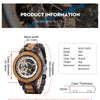 Men Automatic Wooden Watches Forsining Wristwatch Waterproof Male Mechanical Gift in  Wood Box Masculino watch For BOY | Vimost Shop.