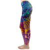 Fashion Women Blue Printing Mandala Leggings Sexy Workout Elasticity Pants Fitness Stretch Slim Bottoms | Vimost Shop.