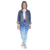 High Quality Women Legins Mandala Ombre Blue Printing Legging Fashion Casual High Waist Woman Leggings | Vimost Shop.