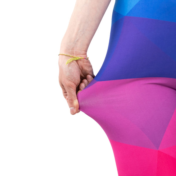 Fitness Leggings Printed Women Legging Colorful Triangles Rainbow Legins High Waist Elastic Leggins Silm Women Pants | Vimost Shop.