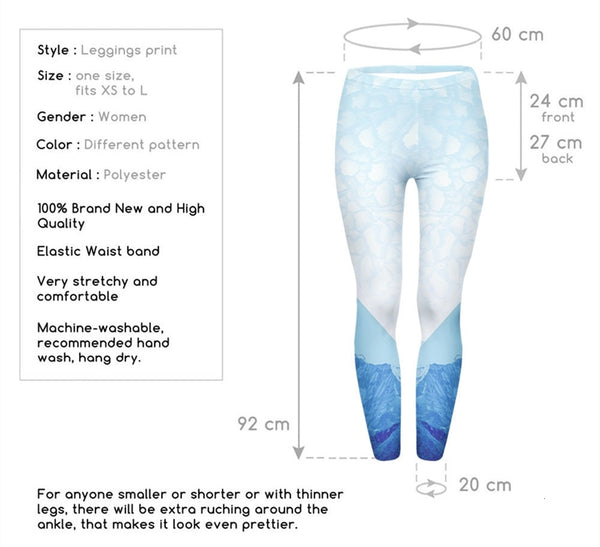 Fashion Women Leggings Mermaid Glitter Printed Legging Sexy Silm Fit Legins High Waist Elastic Women Pants 100% Brand New | Vimost Shop.