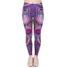 Fashion Retro Women Legins Mandala Flowers Pink Printing Legging Woman Cozy High Waist Leggings | Vimost Shop.