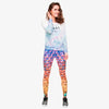 High Elastic Leggings Gradient Triangle Glass 3D Printing Trousers Fitness Legging Slim Legins Women Pants | Vimost Shop.