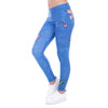 Fashion Legging Female Gang Jeans Design Legins Denim Blue Leggins Printed 100% Brand New Women Leggings Women Pants | Vimost Shop.