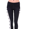 Womens Fashion Elasticity Yes and No Printed Slim Fit Legging Workout Trousers Casual Pants Leggings | Vimost Shop.