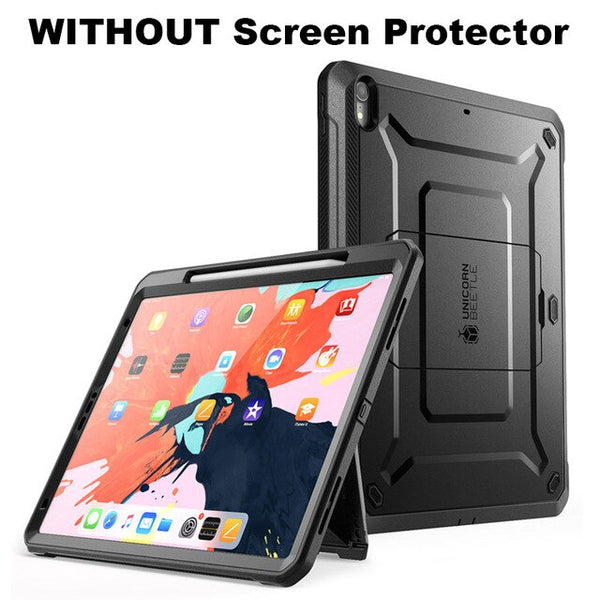 For iPad Pro 12.9 Case (2018) Compatible Apple Pencil UB PRO Full-body Cover with Built-in Screen Protector & Kickstand | Vimost Shop.