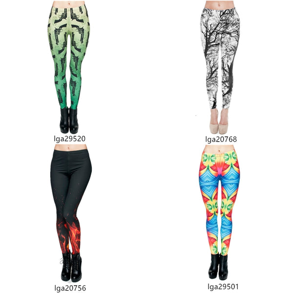 Fashion leggins mujer With Multicolor Pattern 3D Printing legging fitness feminina leggins Woman Pants workout leggings | Vimost Shop.