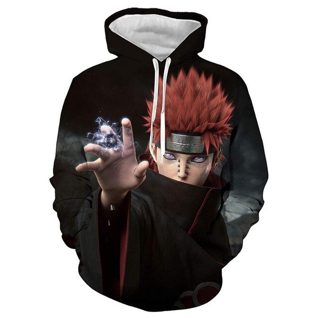 Naruto Anime Hoodies 3D Men Women Sasuke Autumn Harajuku Kakashi 3D Cartoon Print Sweatwear Men's Hoodies Sweatshirt Coats | Vimost Shop.